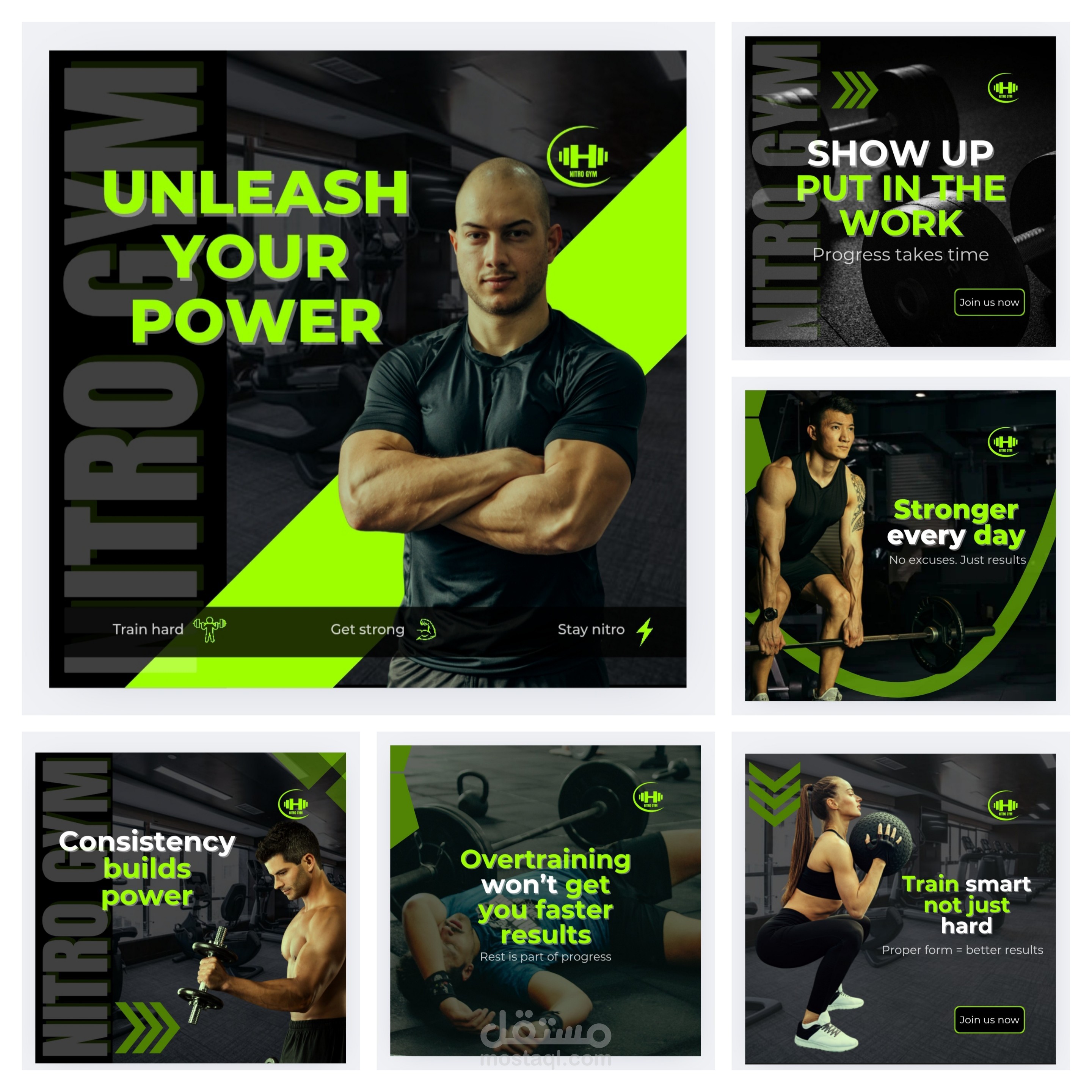 تصميم غريد سوشال ميديا متكامل بهوية بصرية موحّدة