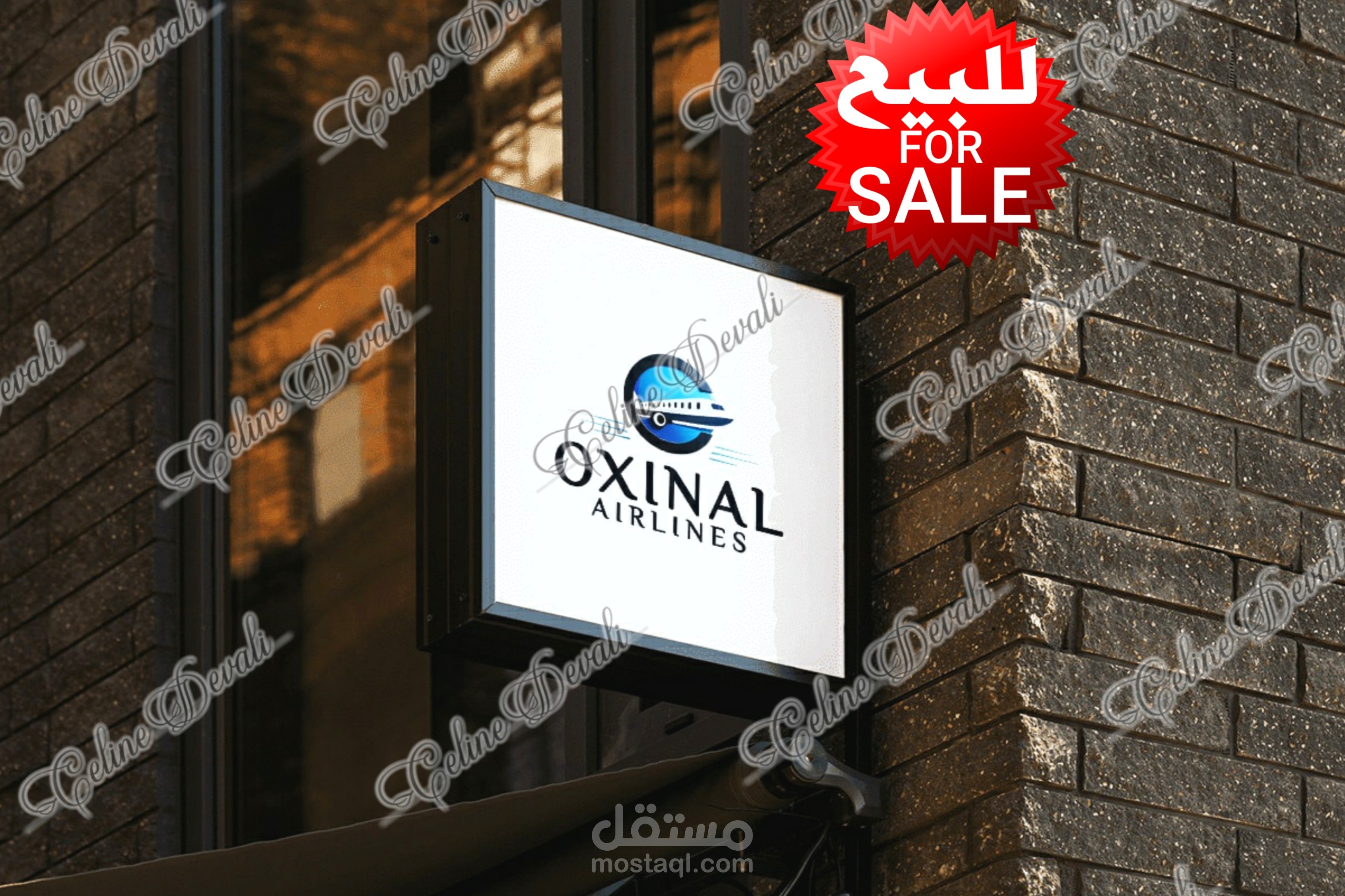 تصميم شعار شركة Oxinal بالذكاء الاصطناعي