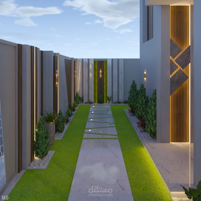 تصميم فيلا سكنية