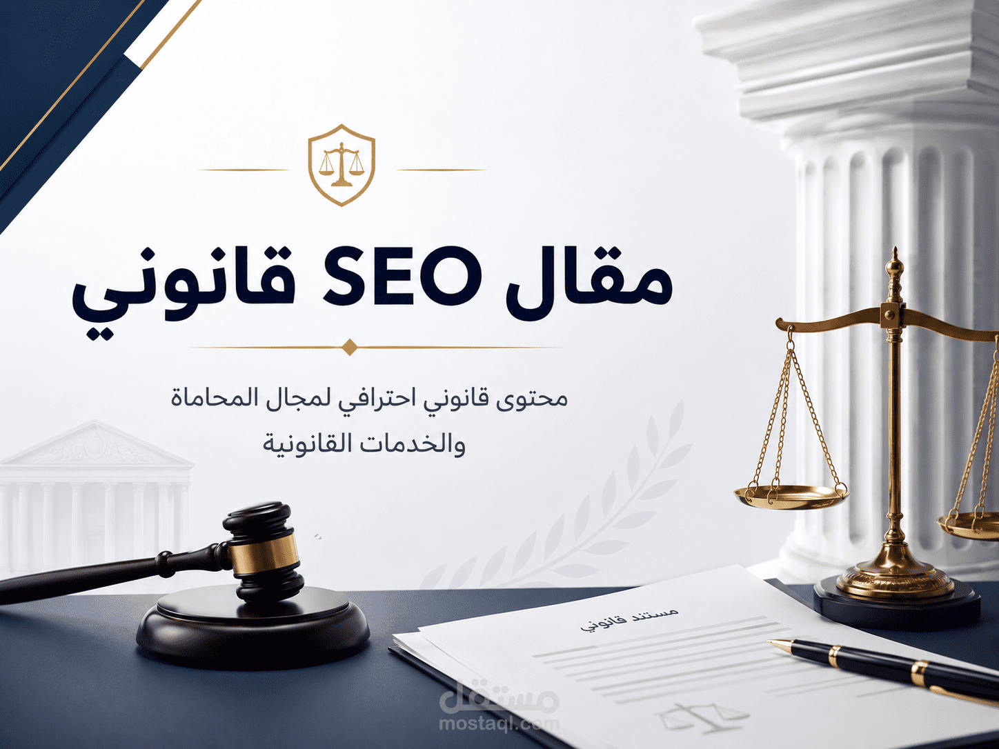 كتابة مقال SEO لمواقع محاماة وخدمات قانونية
