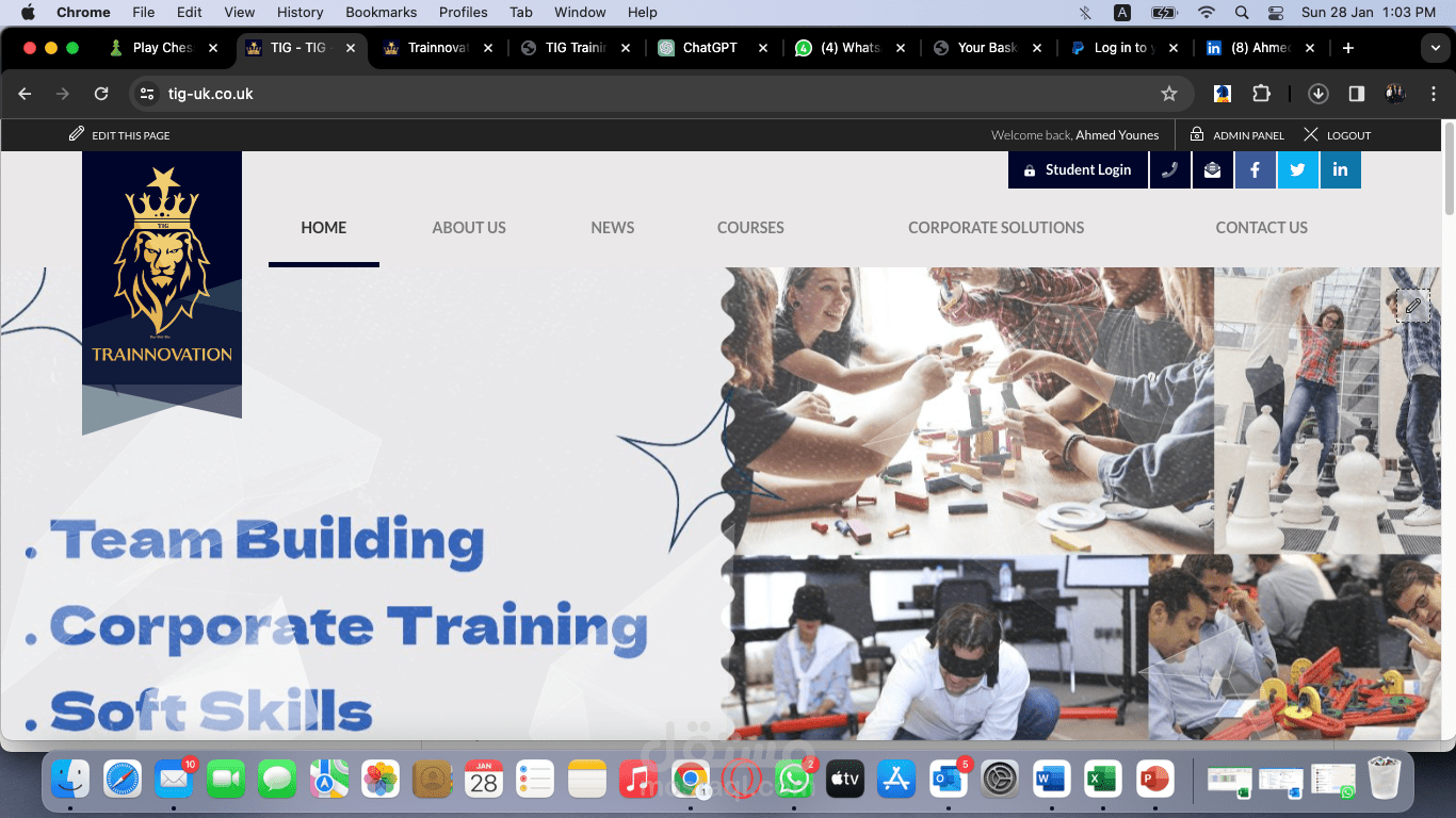 Company Website Management and Design