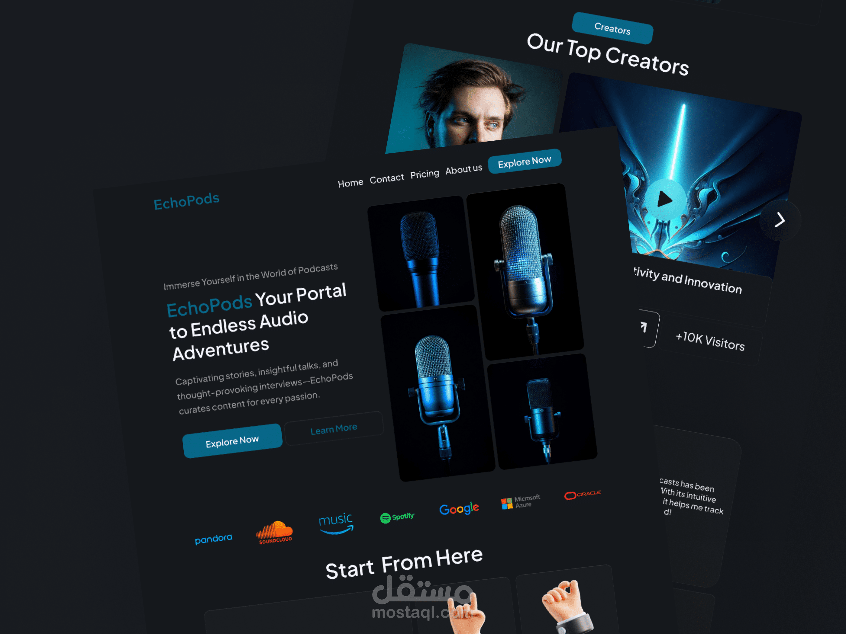 EcoPods موقع للاستماع لبودكاست