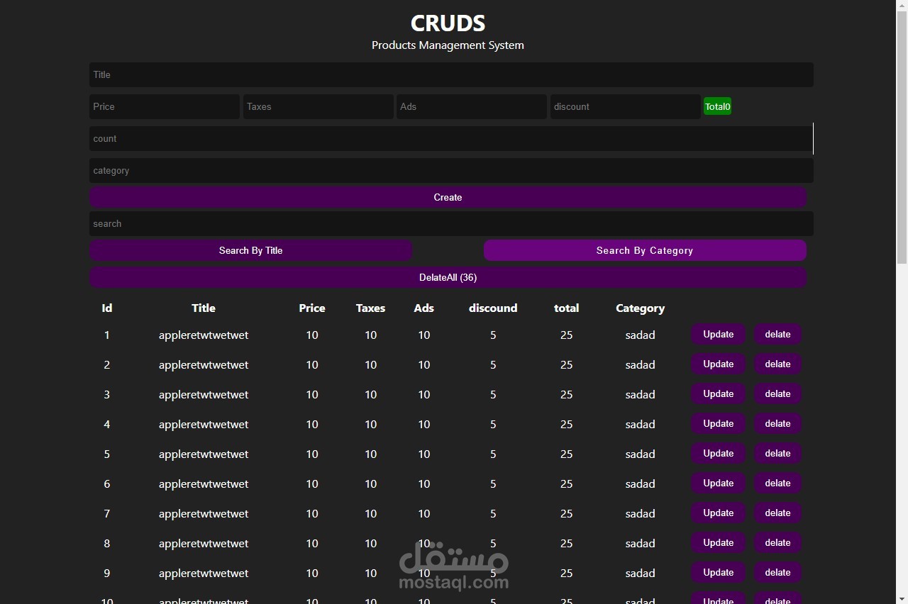 CRUDS