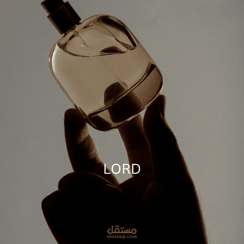 تصميم زجاجة عطر لشركة LORED