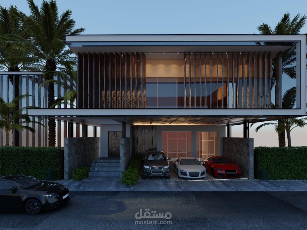 تصميم واجهة فيلا