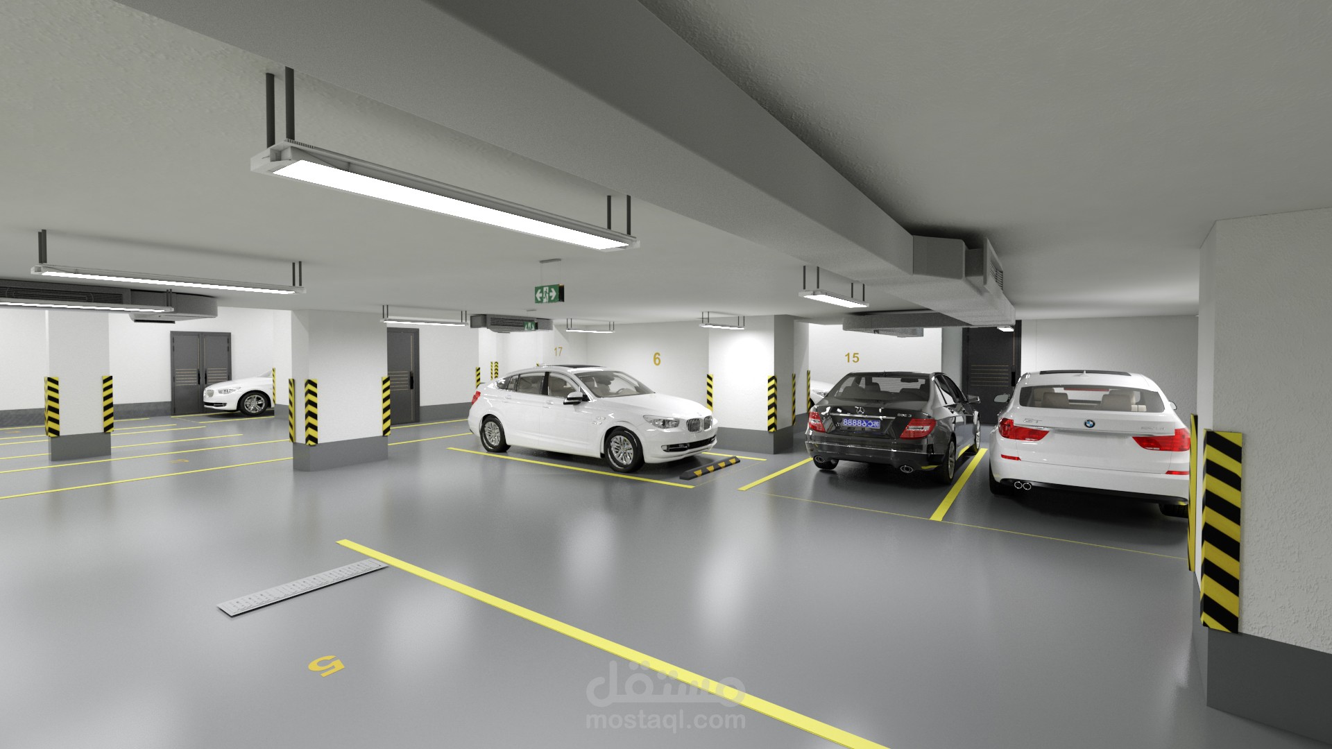 تصميم مواقف لسيارات +عمل فيديوا Animation باستخدام برنامج 3ds Max