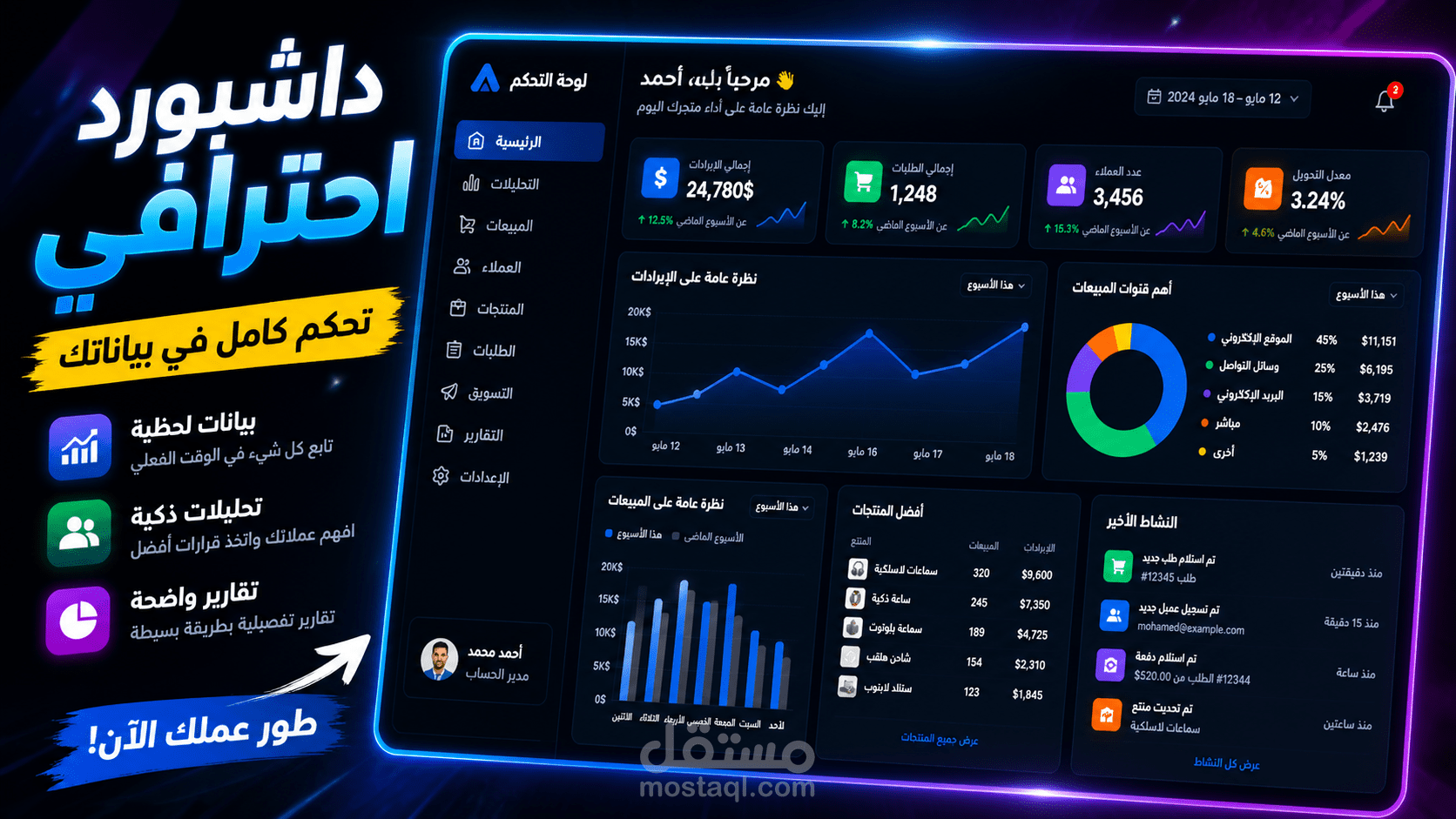 ]داشبورد احترافي