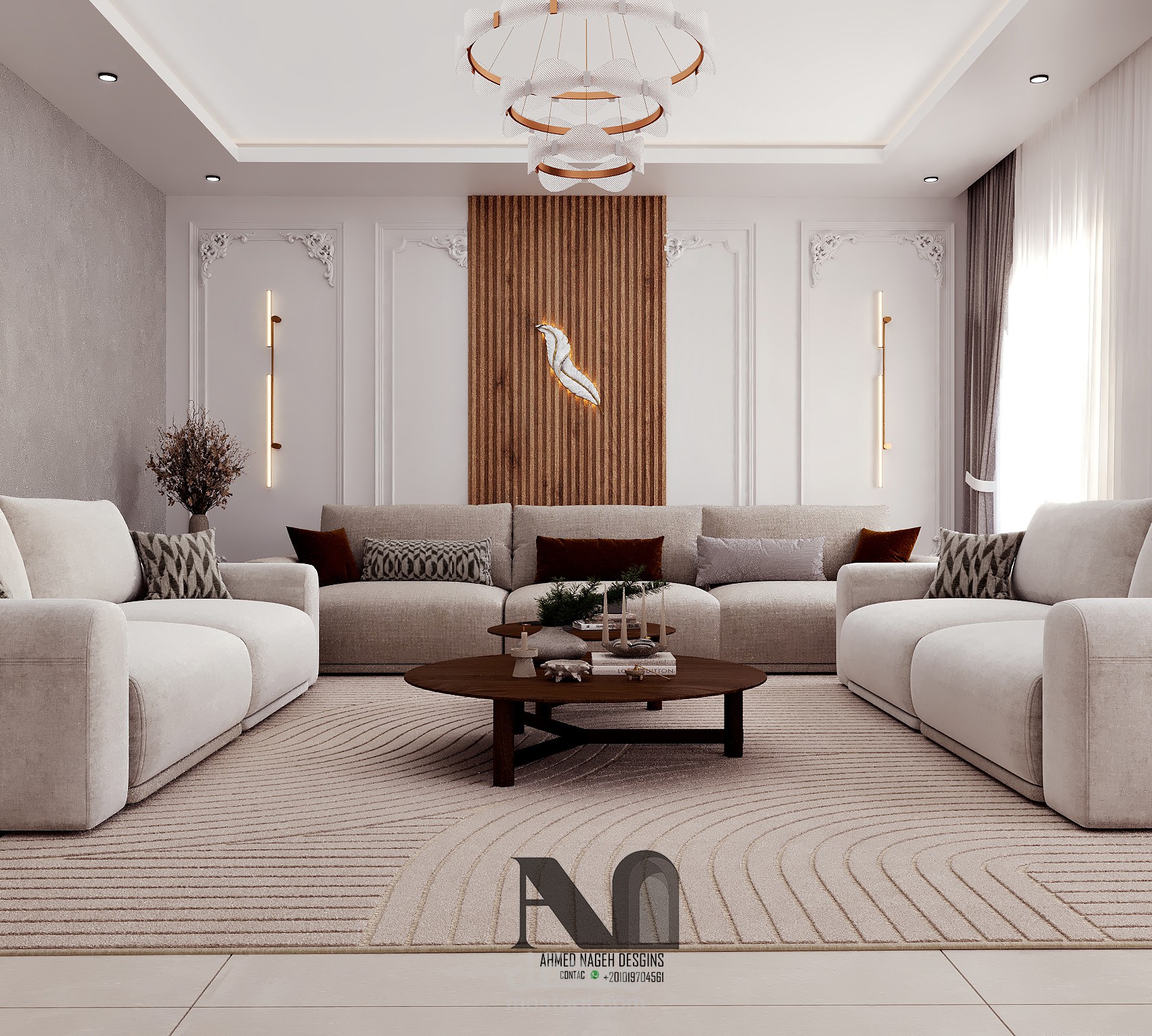 تصميم غرفة معيشة