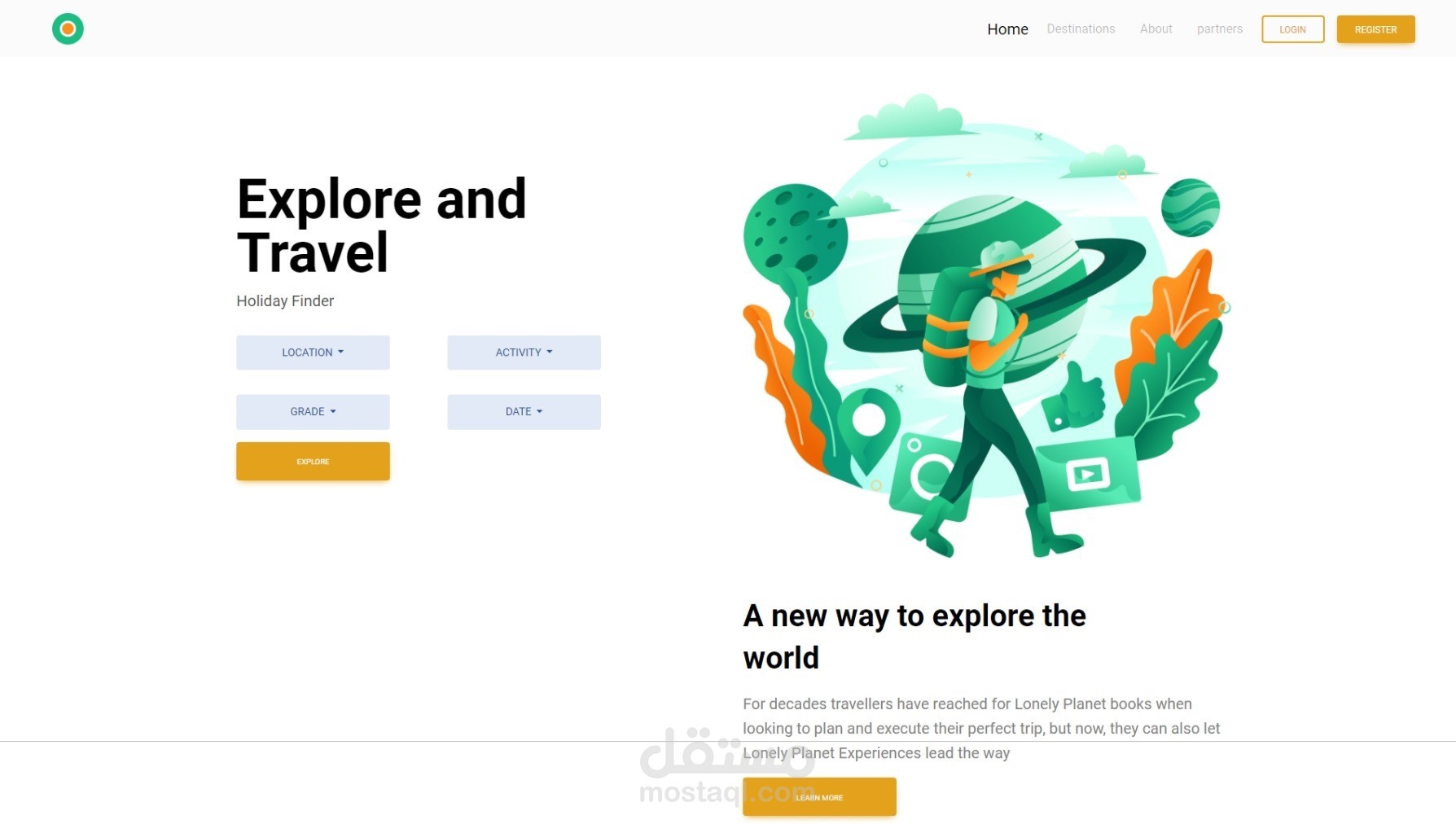 Landing Page Example