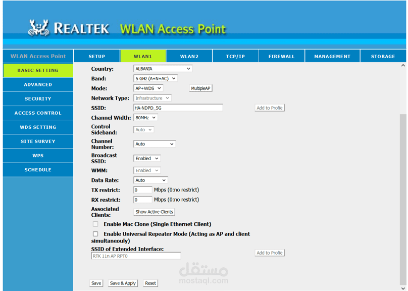 configure wireless access point