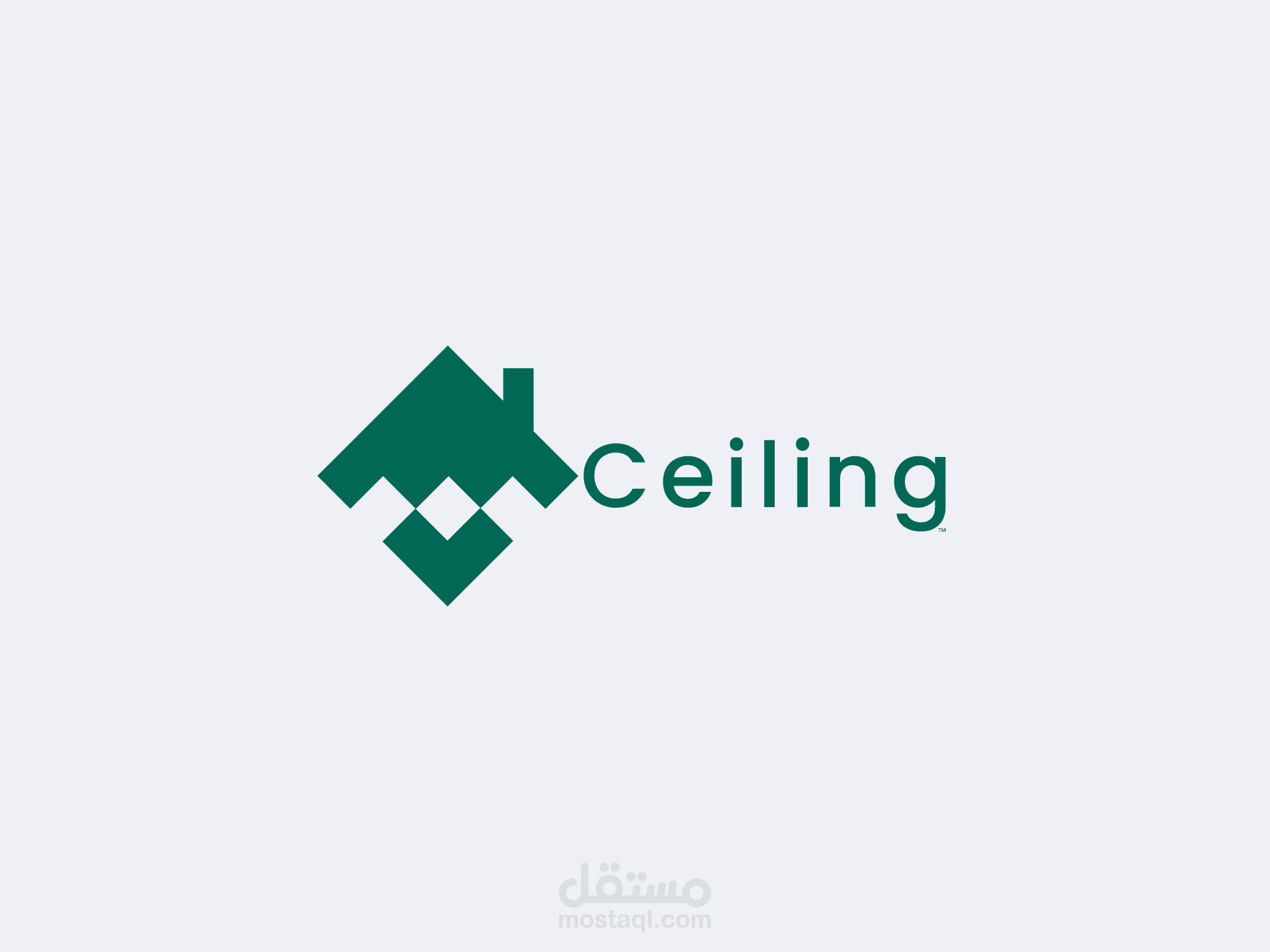 هويه بصرية لشركة عقارات "Ceiling"