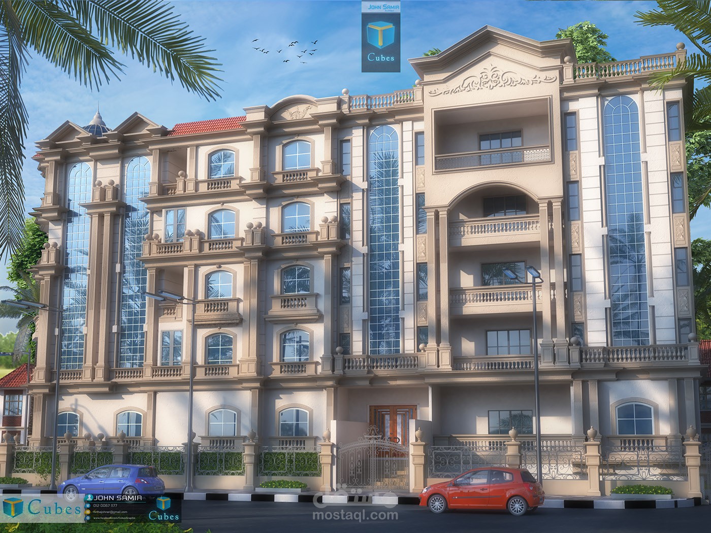 واجهه عمارة كلاسيك