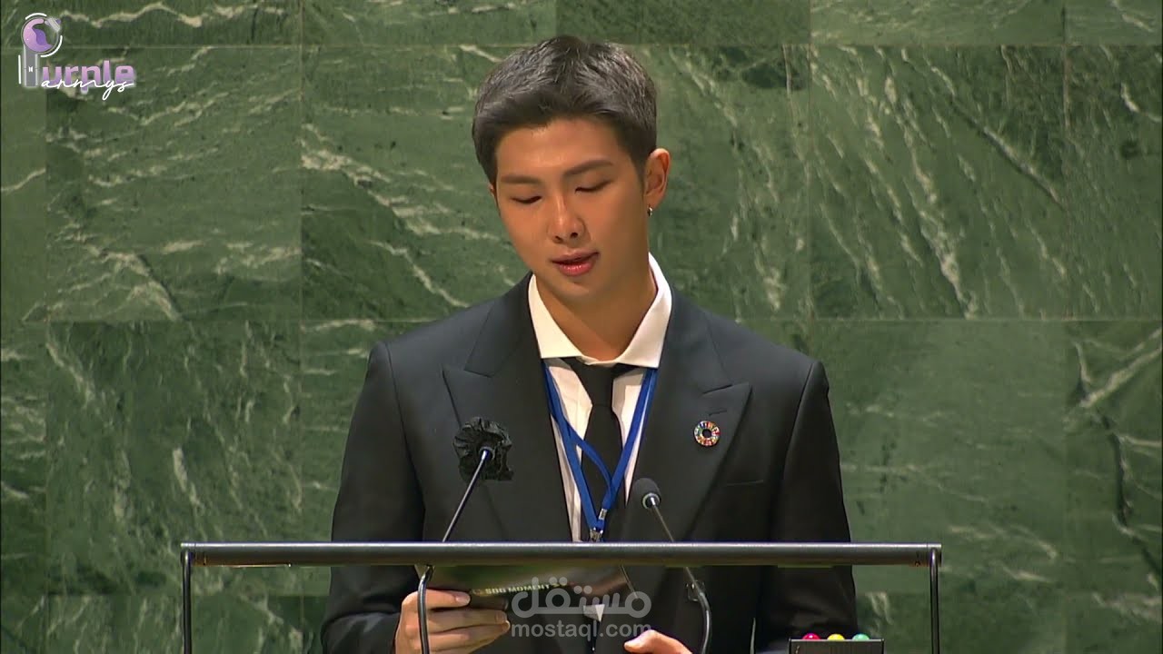 ترجمة محتوى | BTS 76th UN General Assembly Speech