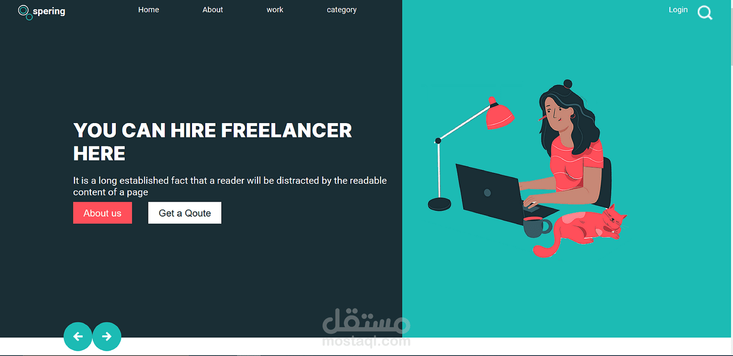 مشروع Native Html & Css