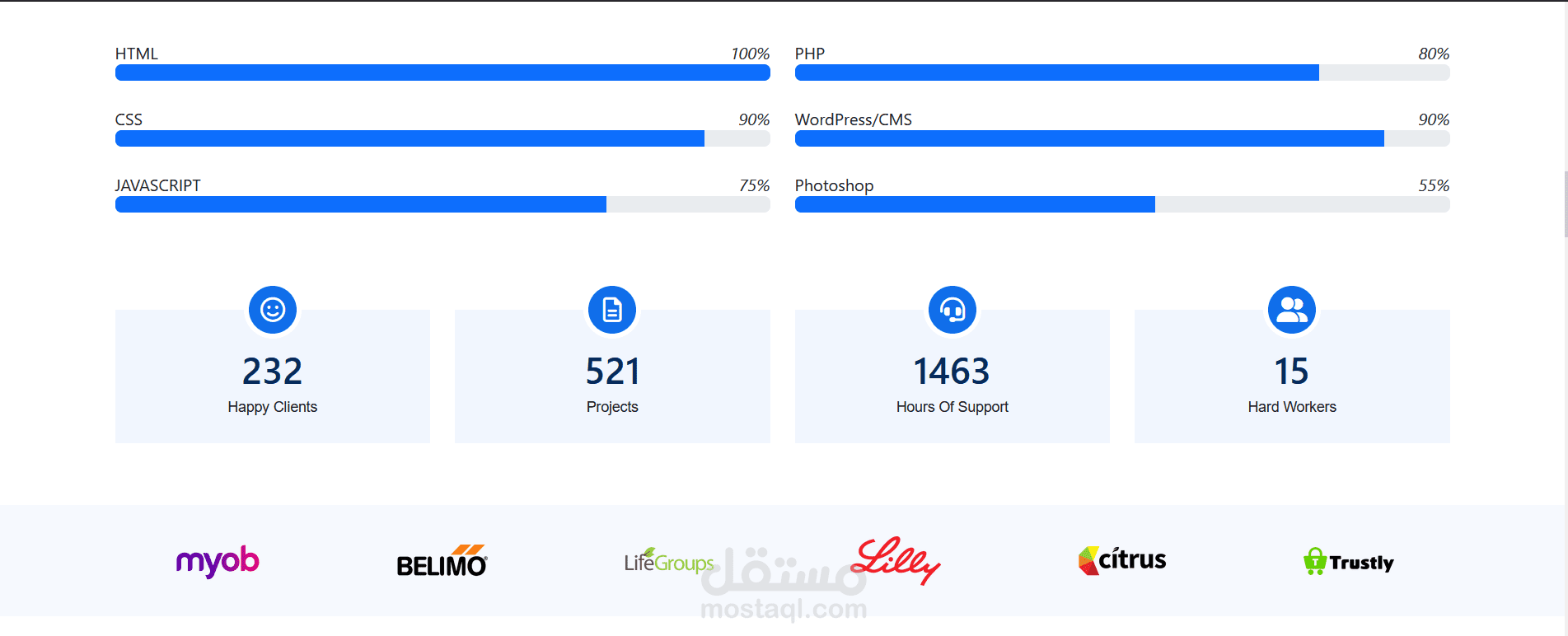 مشروع Bootstrap