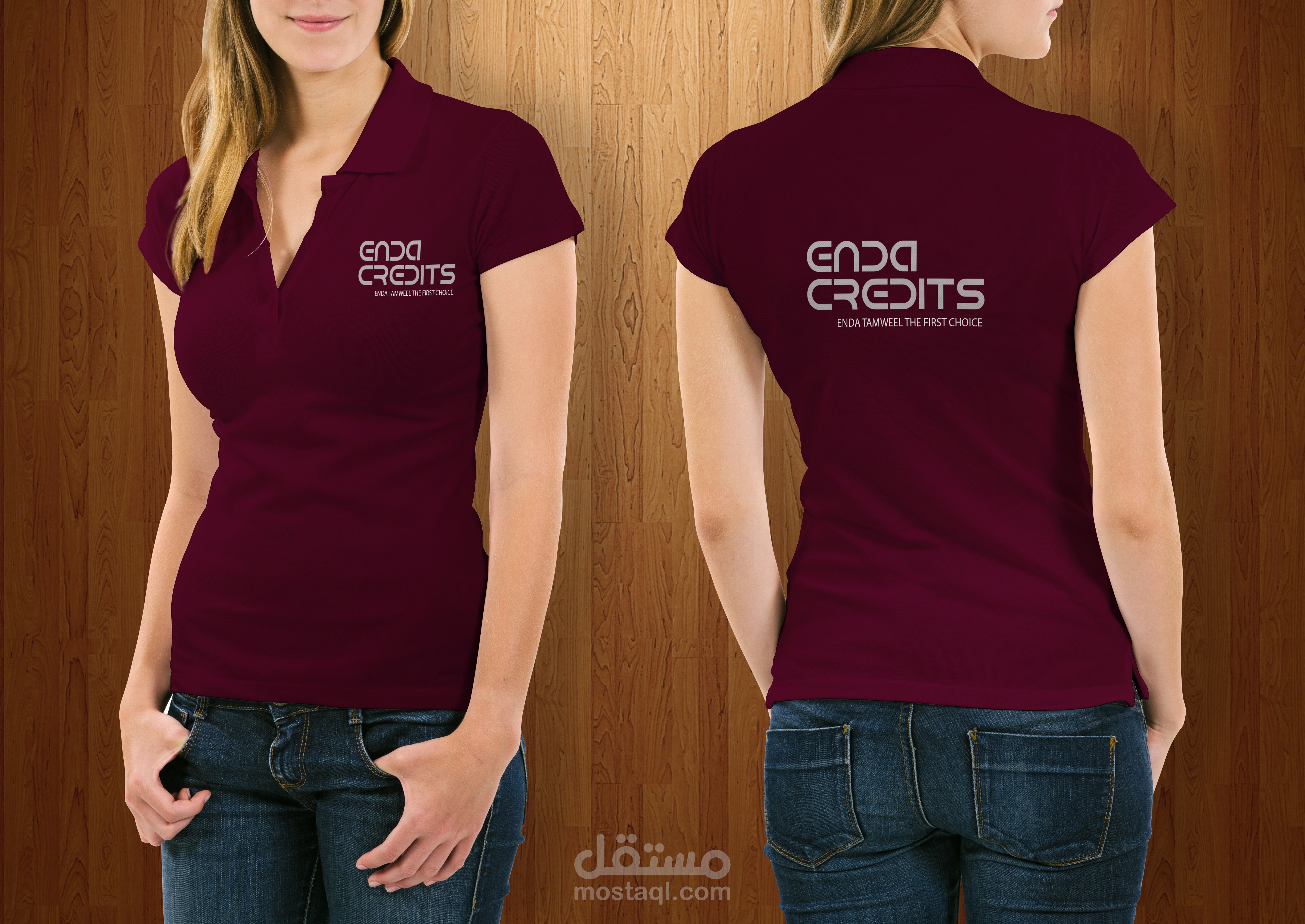 'T-SHIRT MOCKUP ' ENDA CREDITS