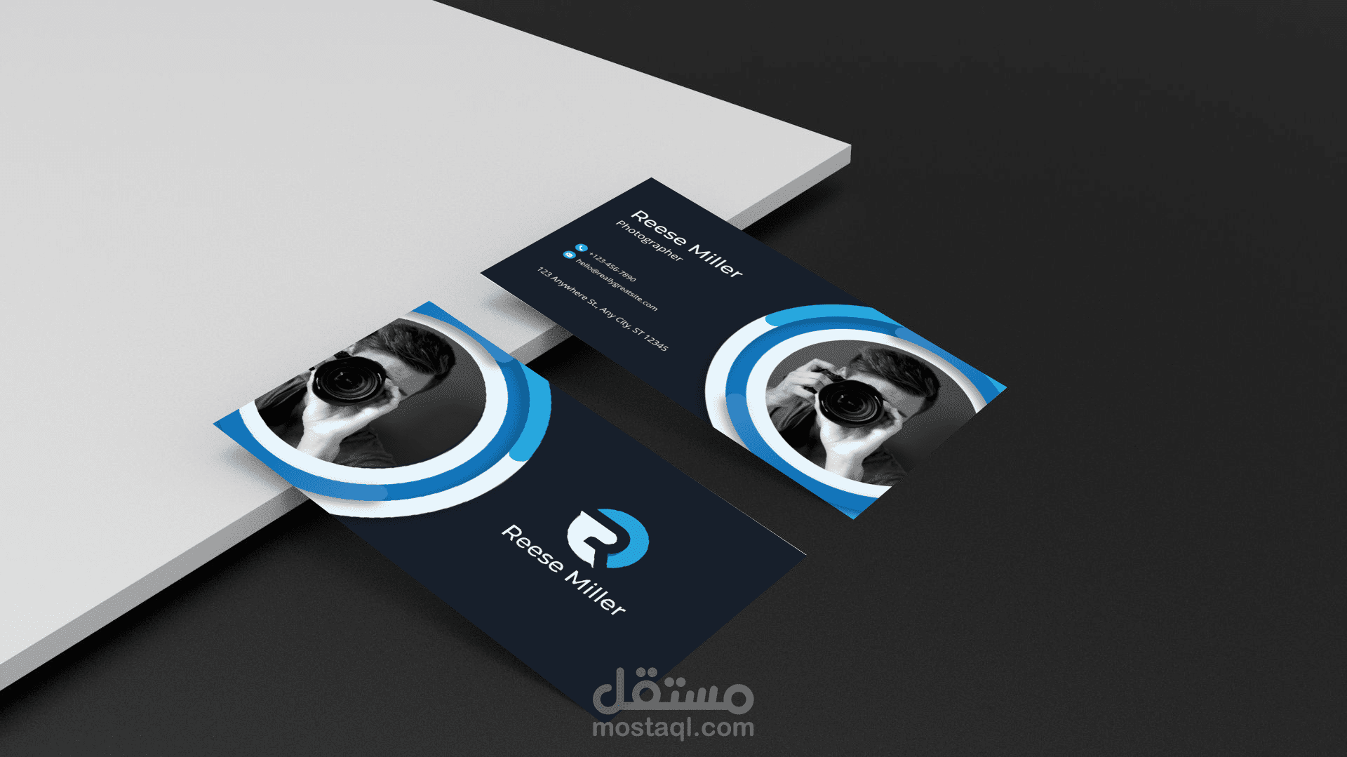 تصميم بطاقه عمل