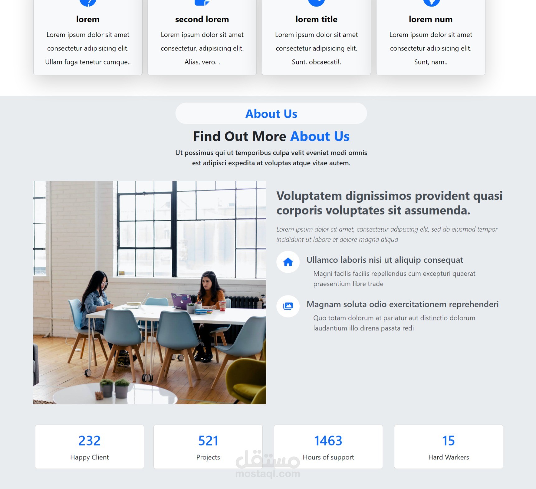 responsive web page