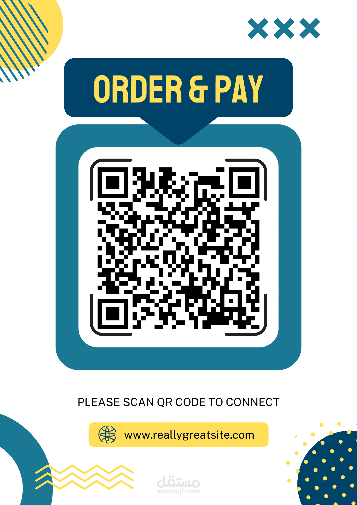 انشاء QR code  احترافي