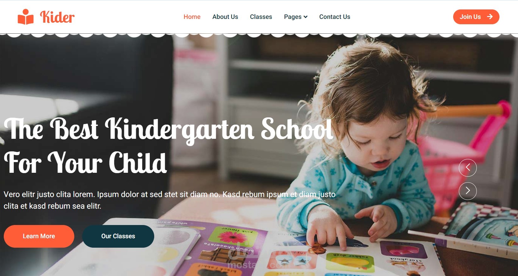 Kinder-Project by using Laravel framework