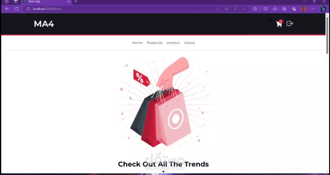 e-commerce project (react.js)