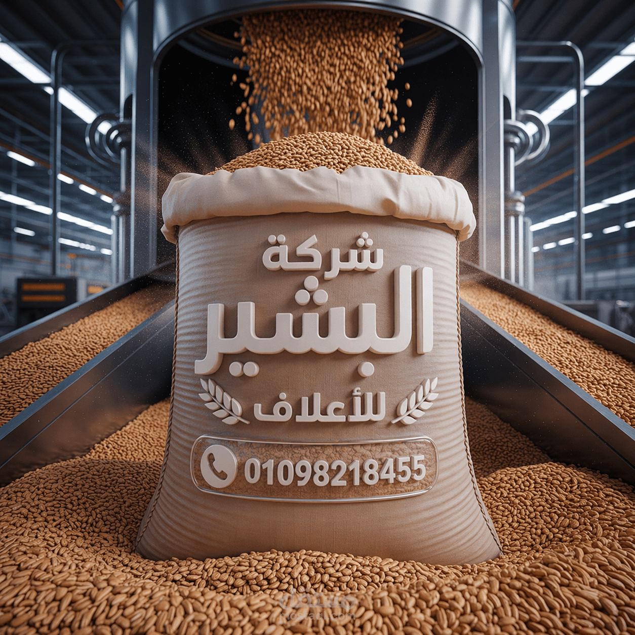 تصميم اعلاني لشركه تجاريه