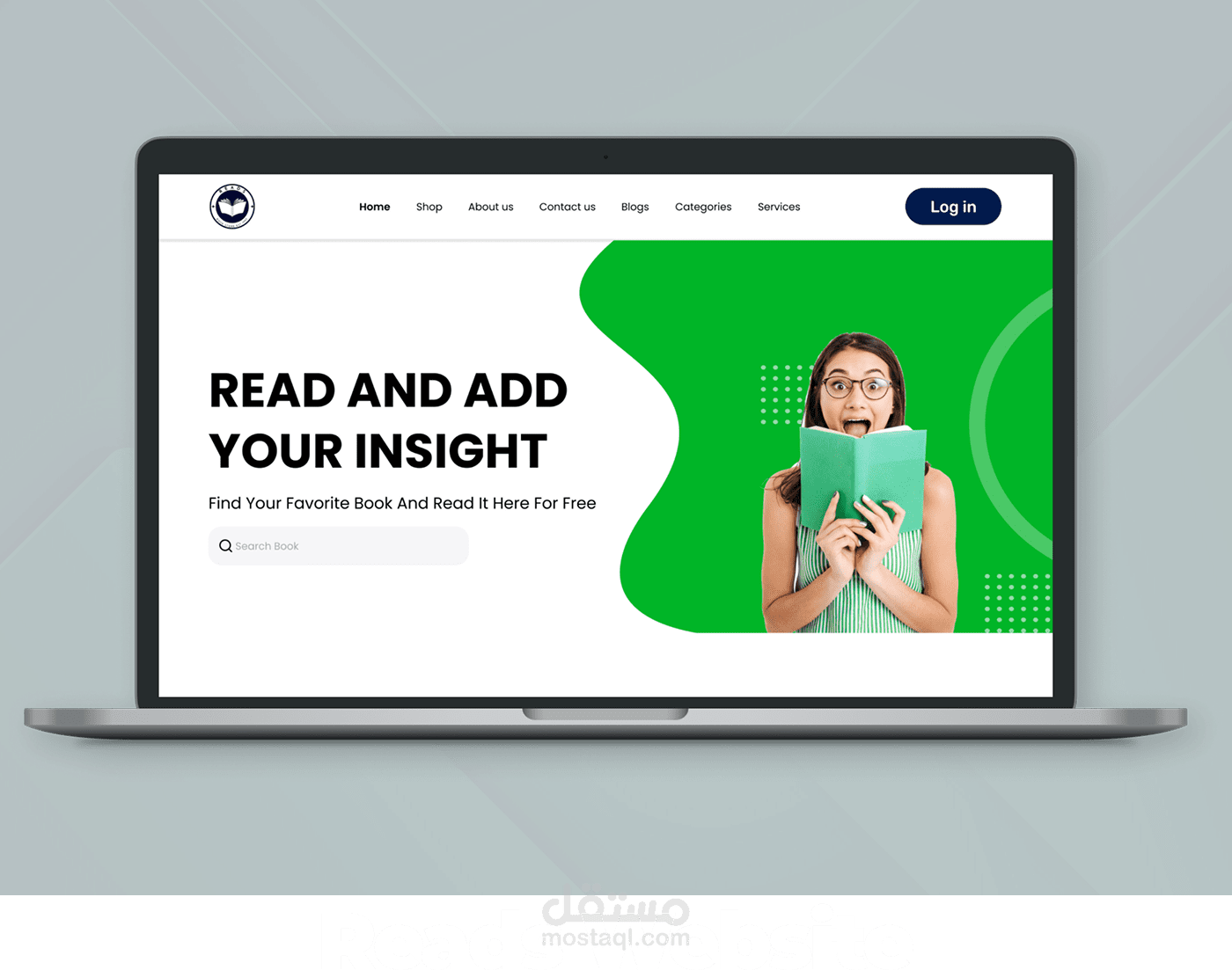 تصميم واجهة مستخدم لموقع متجر كتب – دراسة حالة UI/UX