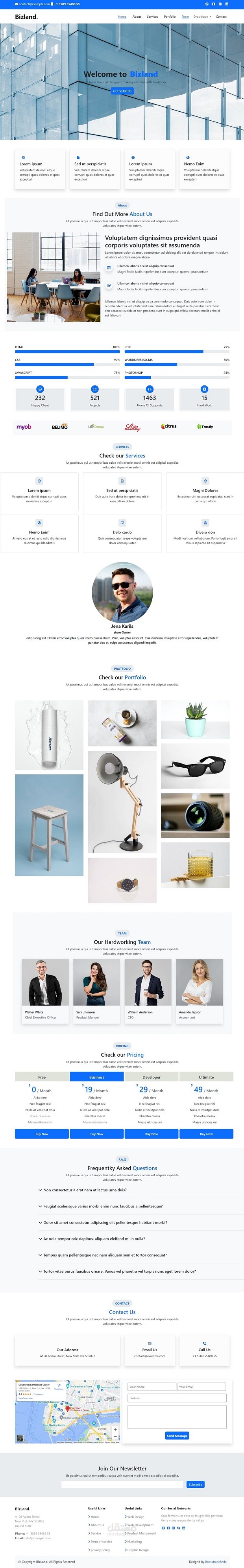 Responsive Project Using Bootstrap