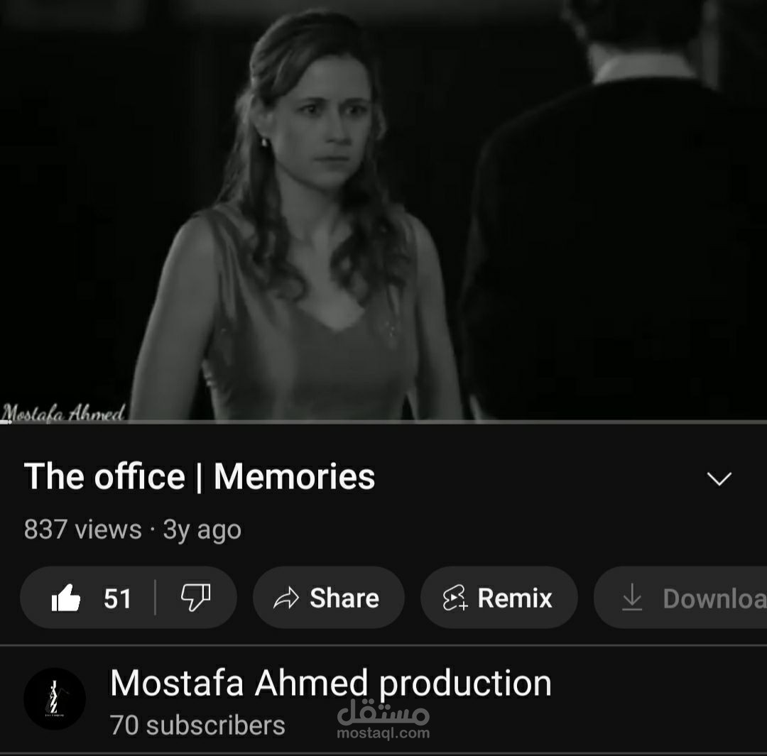 عمل فيديو مونتاج لمسلسل اجنبي
