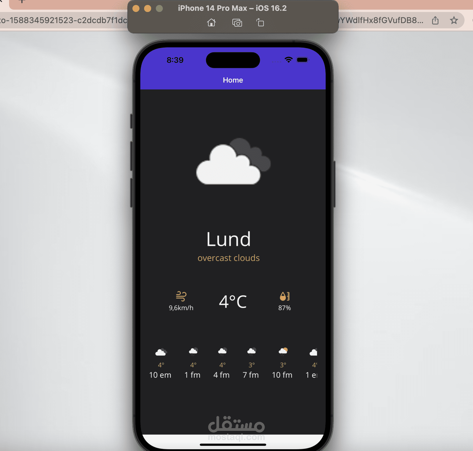 Weather app