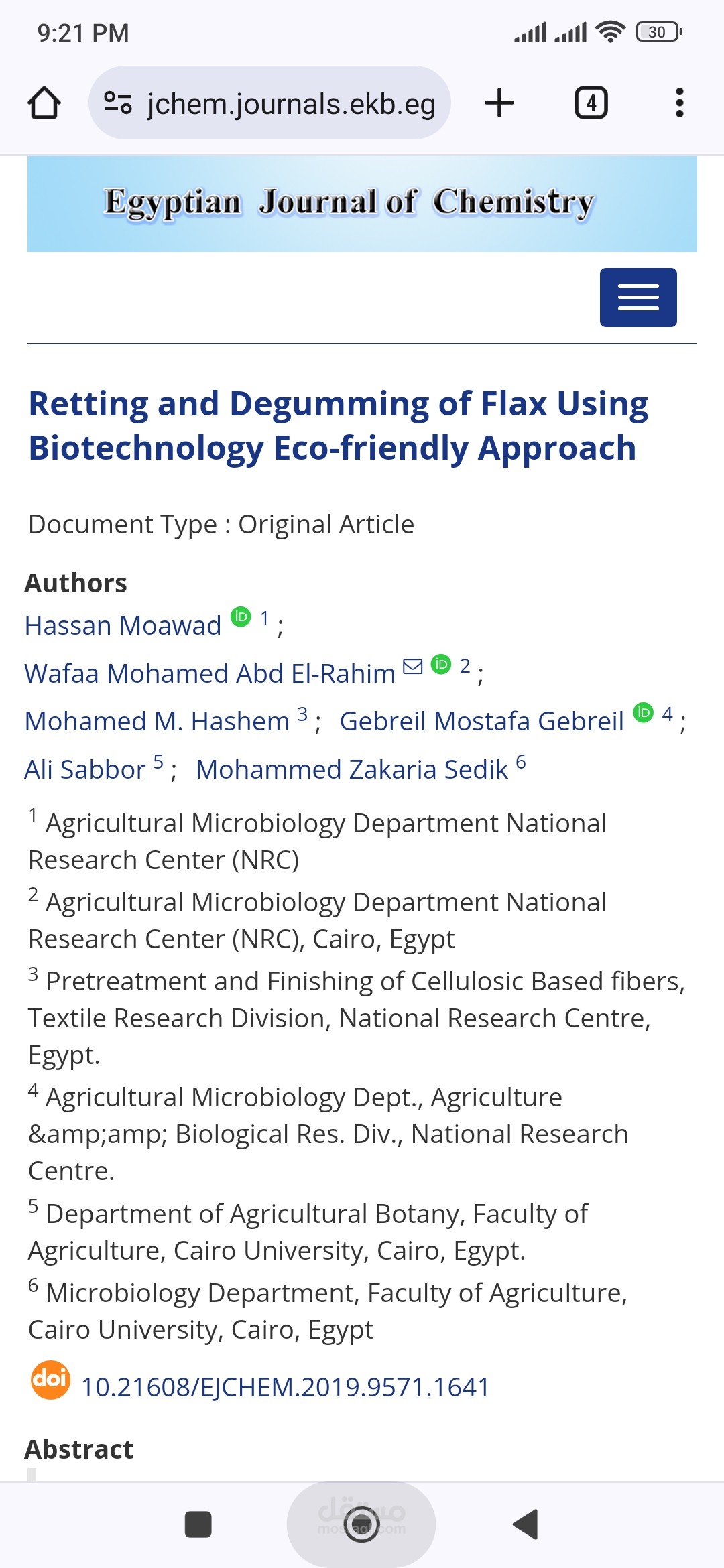 Retting and Degumming of Flax Using Biotechnology Eco-friendly  Approach