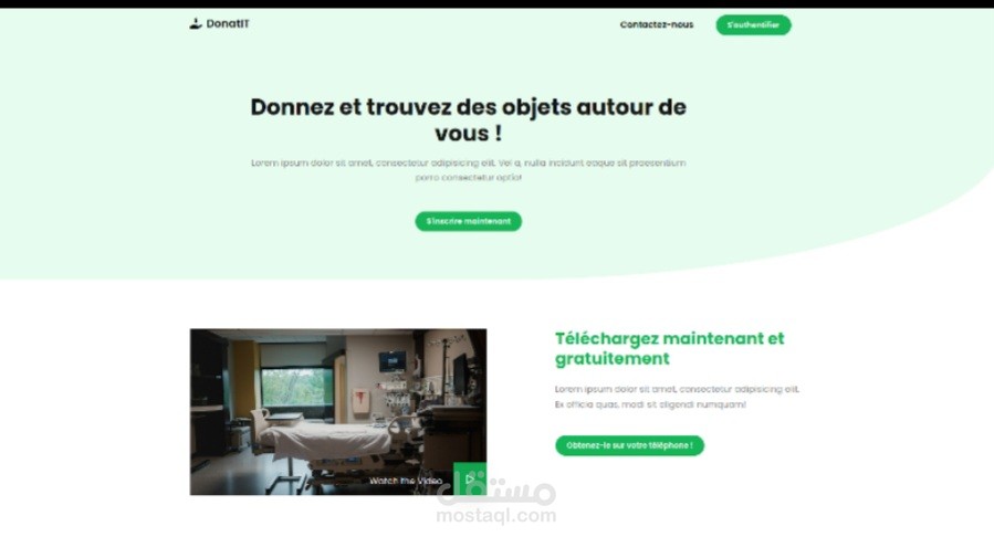 تصميم منصة لجمع التبرعات للمستشفيات والمدارس العامة
