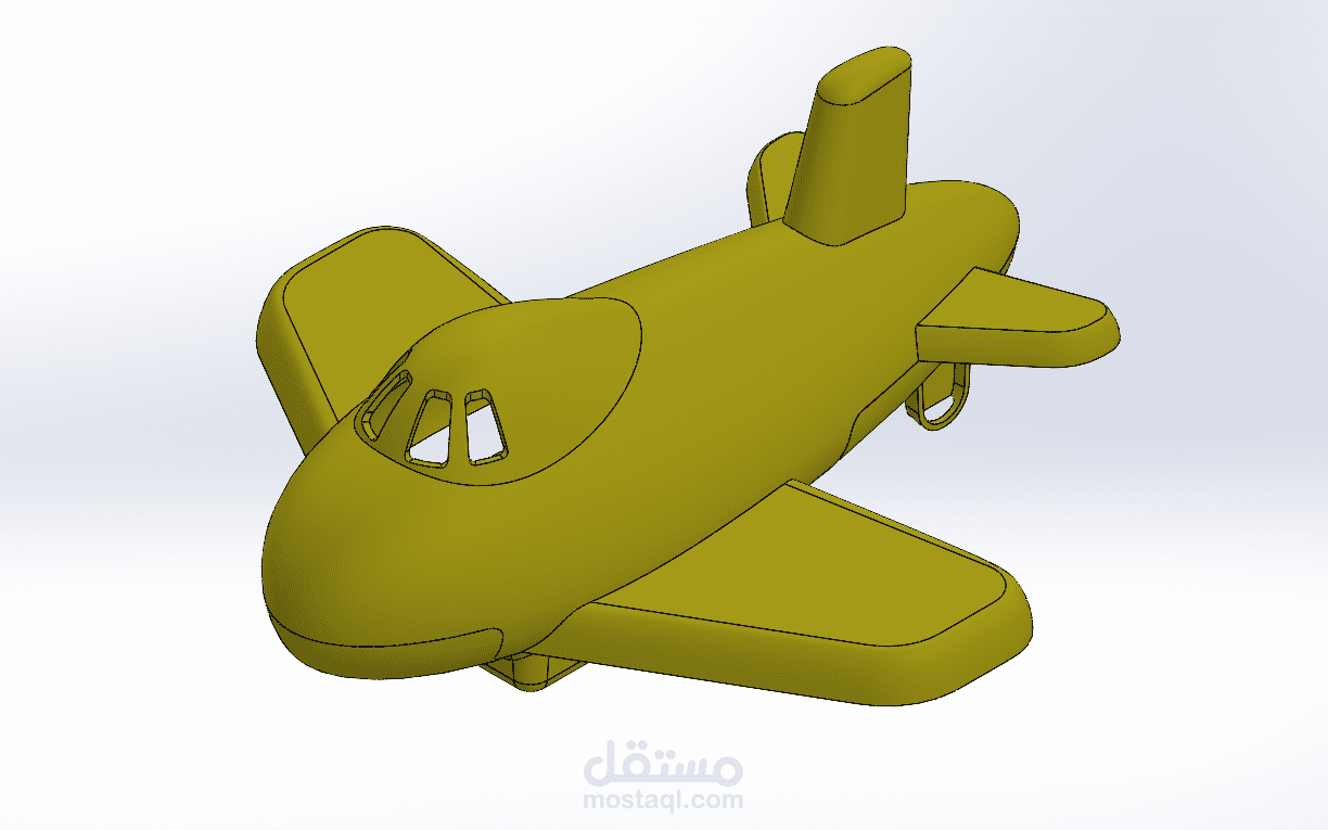 تصميم طائرة لعبة