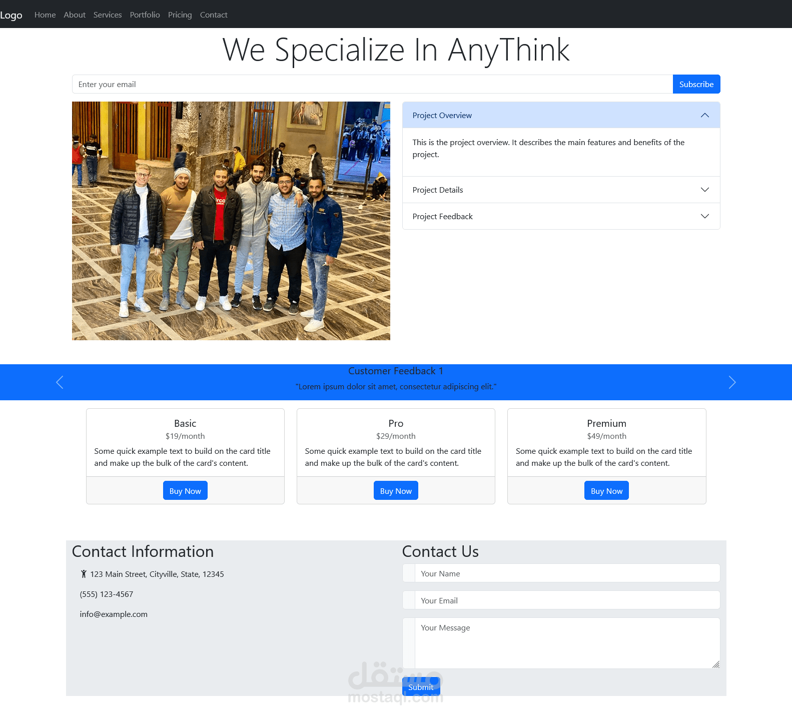 design page responsive using Bootstrap