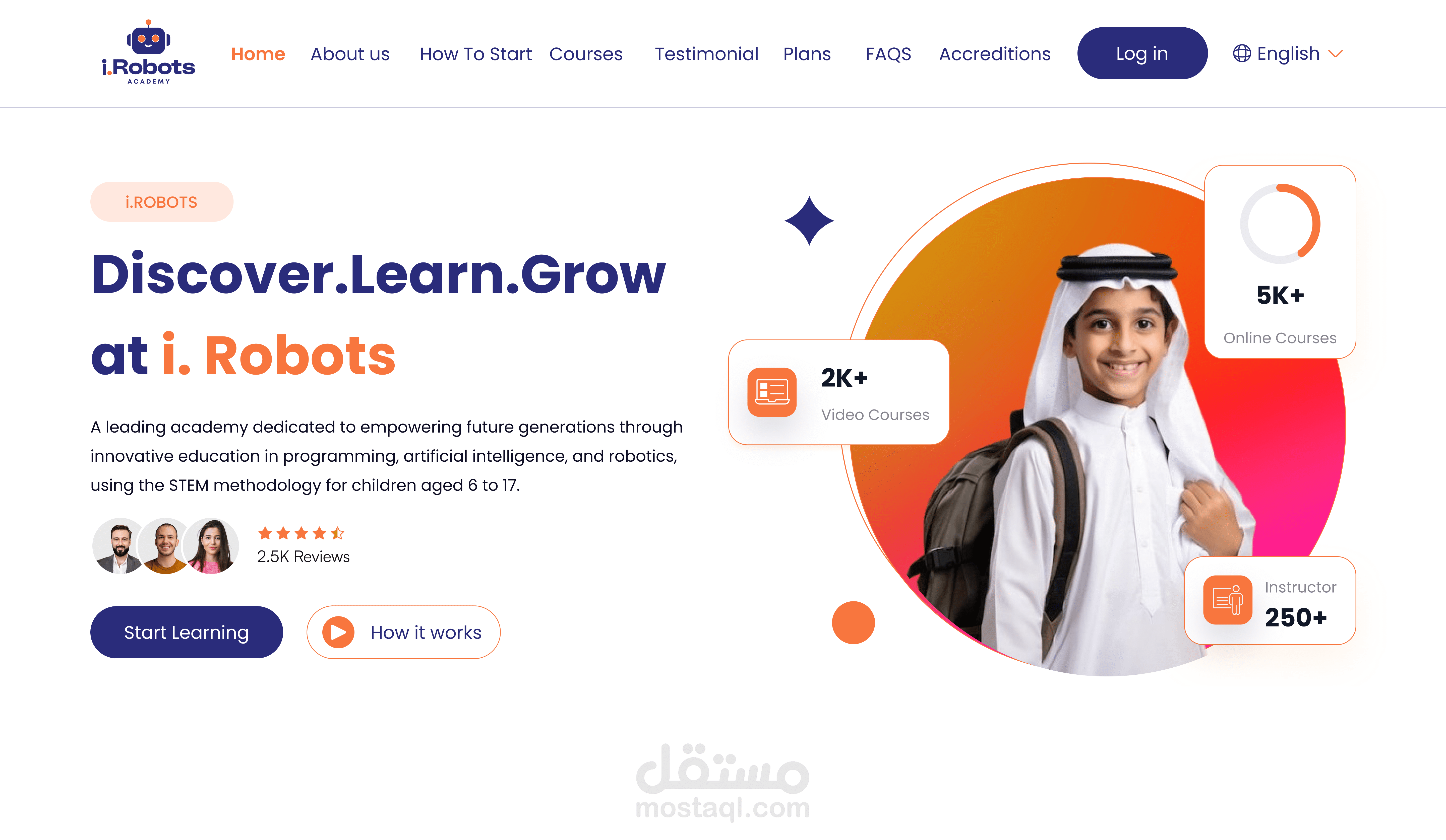 E learning Website