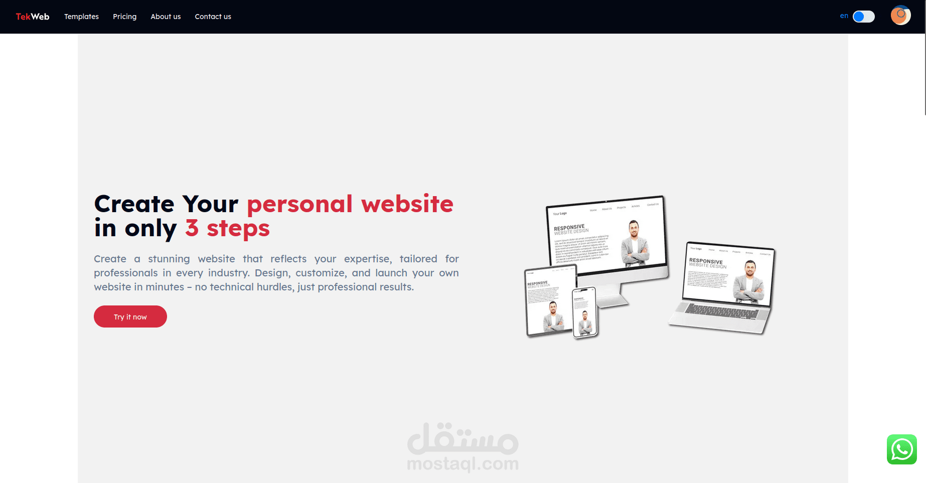 Tekweb Website Builder