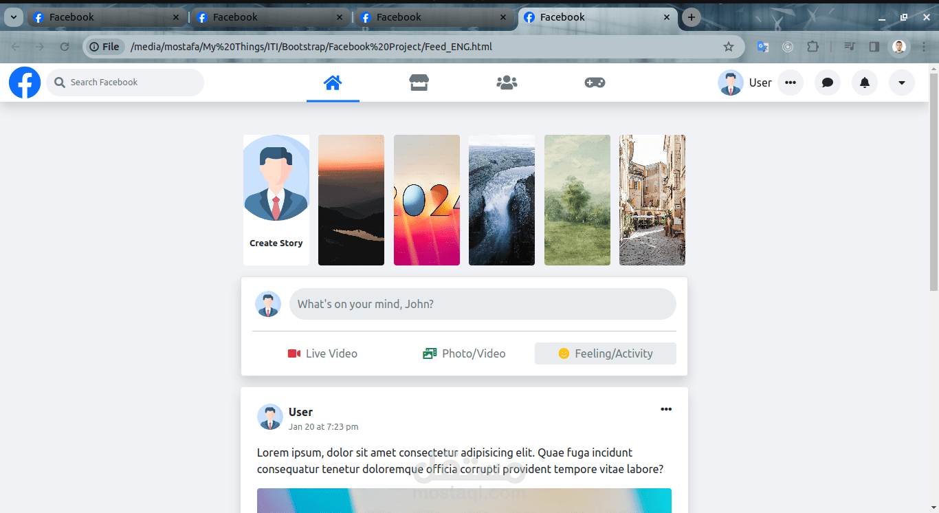 Facebook site