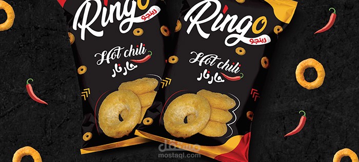 Ringo Snacks packaging design