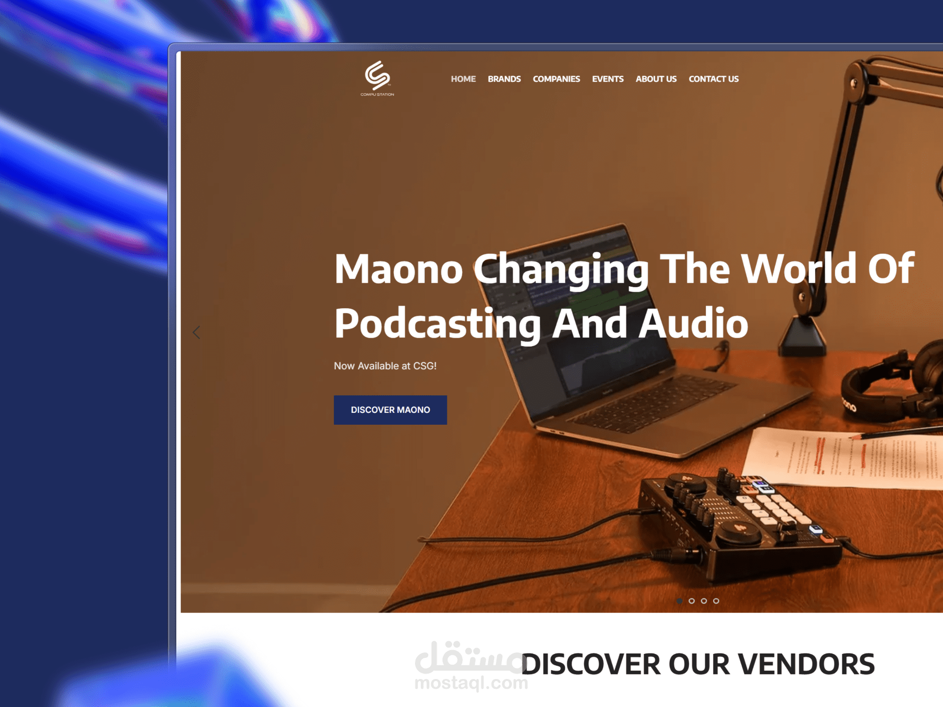 إنشاء موقع إلكتروني WordPress لشركة B2B (CSG)