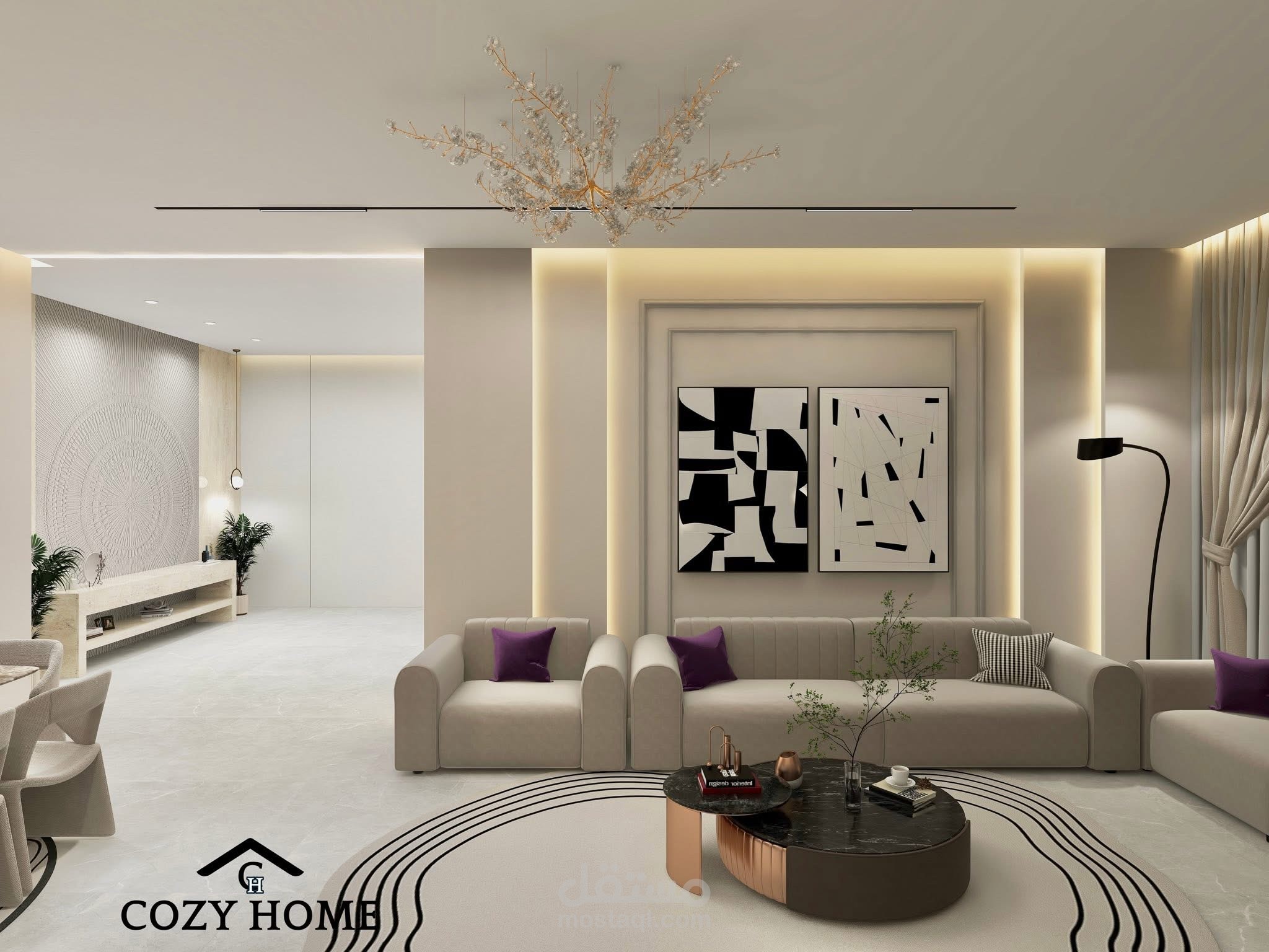 تصاميم عصرية تصميم داخلي أونلاين للمنازل مودرن  وكلاسيك تصميم ديكور داخلي عن  بعد