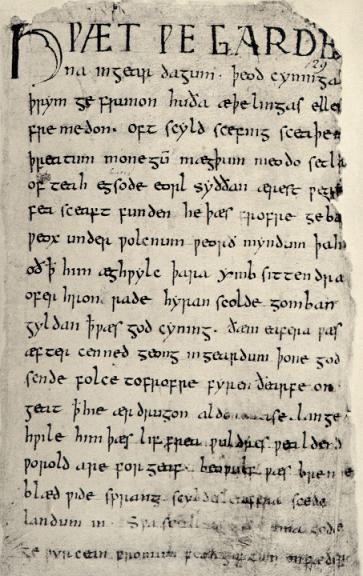 the Beowulf poem