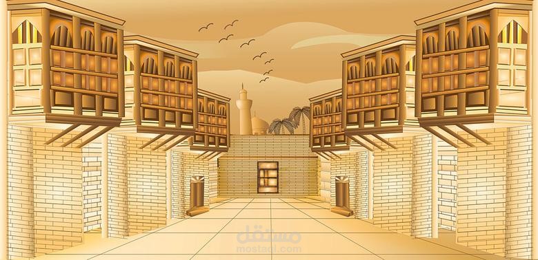 رسوم ،  -لبغداد القديمة  illustration