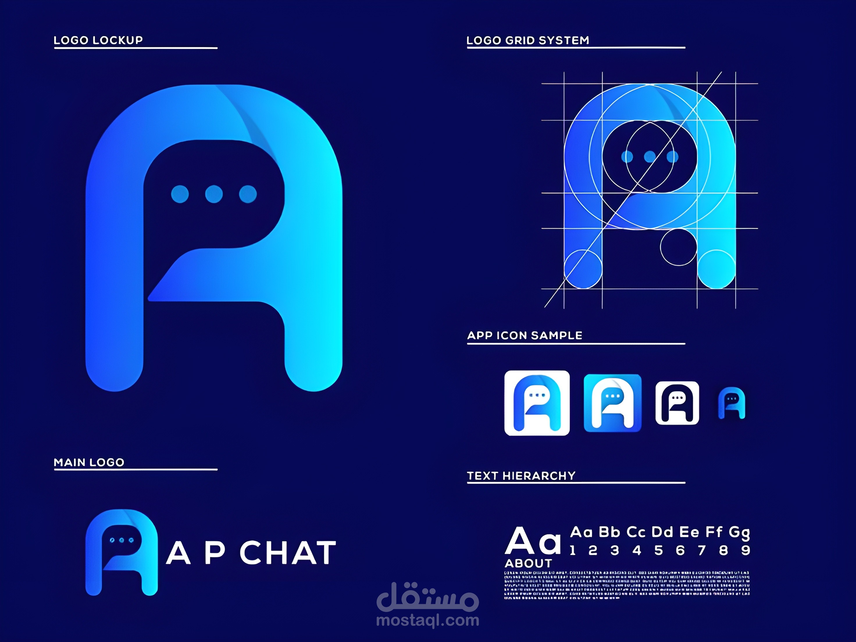 تصميم شعار لتطبيق AP للمحادثات