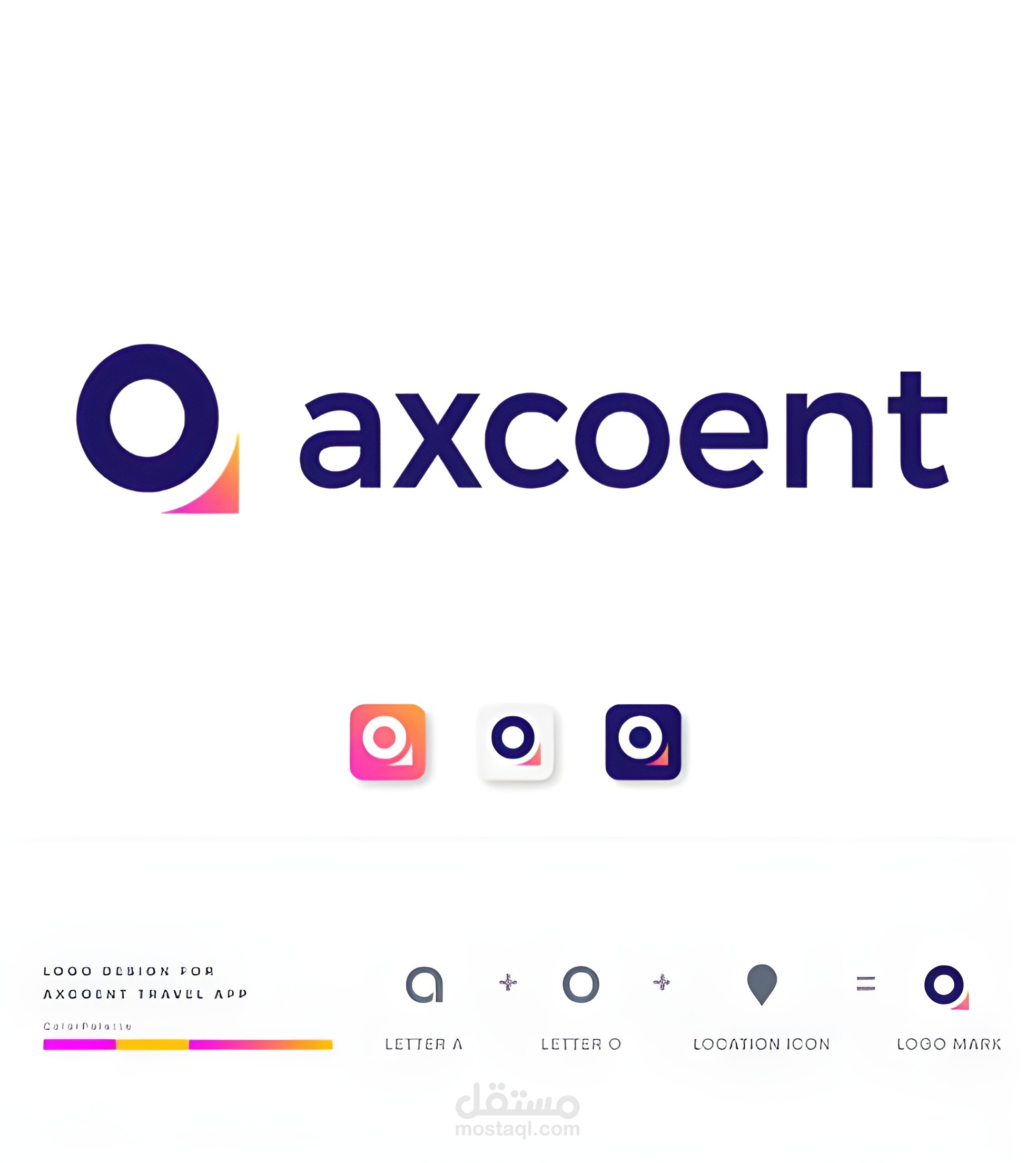 تصميم شعار لتطبيق موقع جغرافي