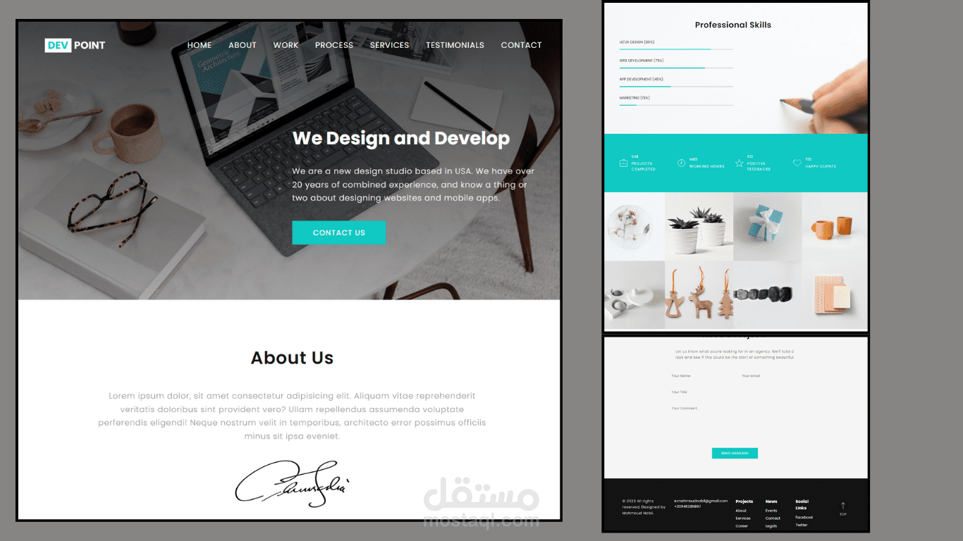 Dev Point Company - Landing Page