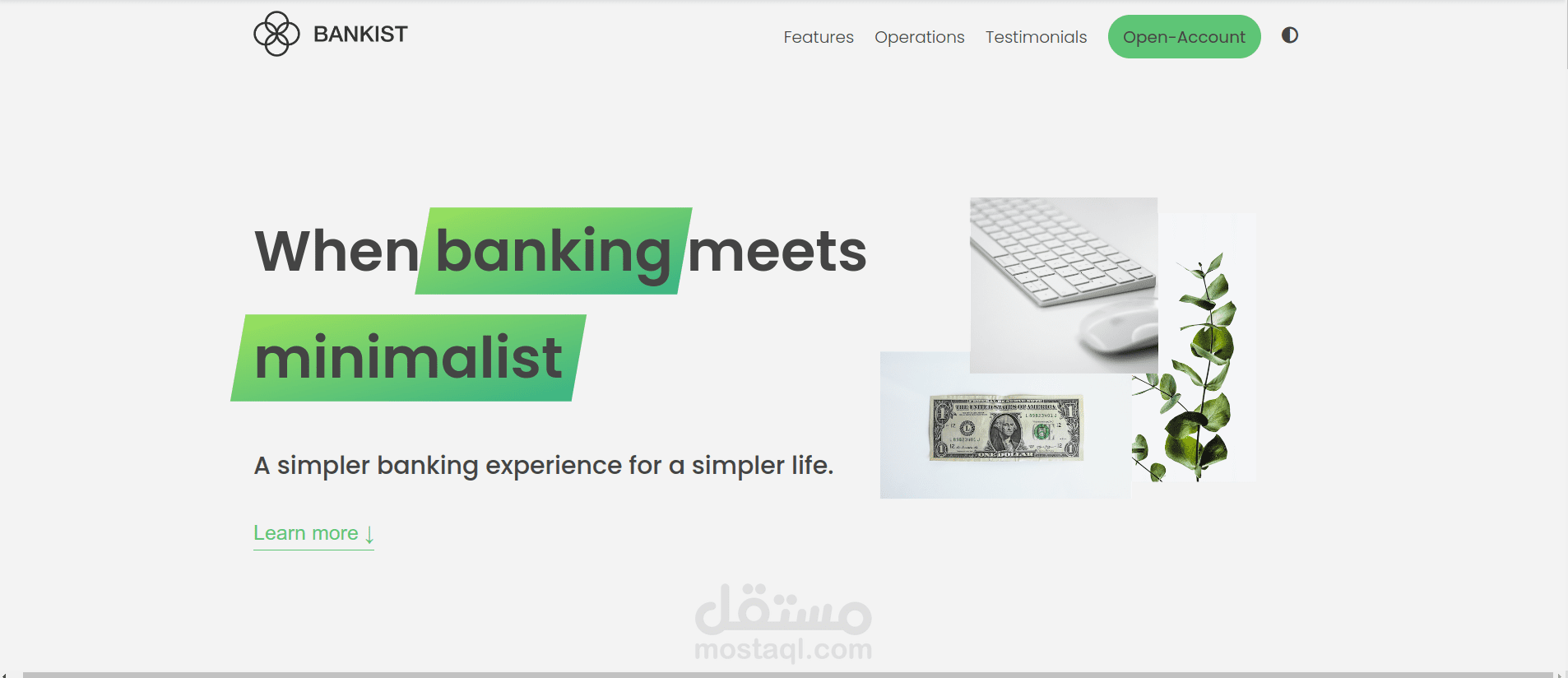 Bankist website