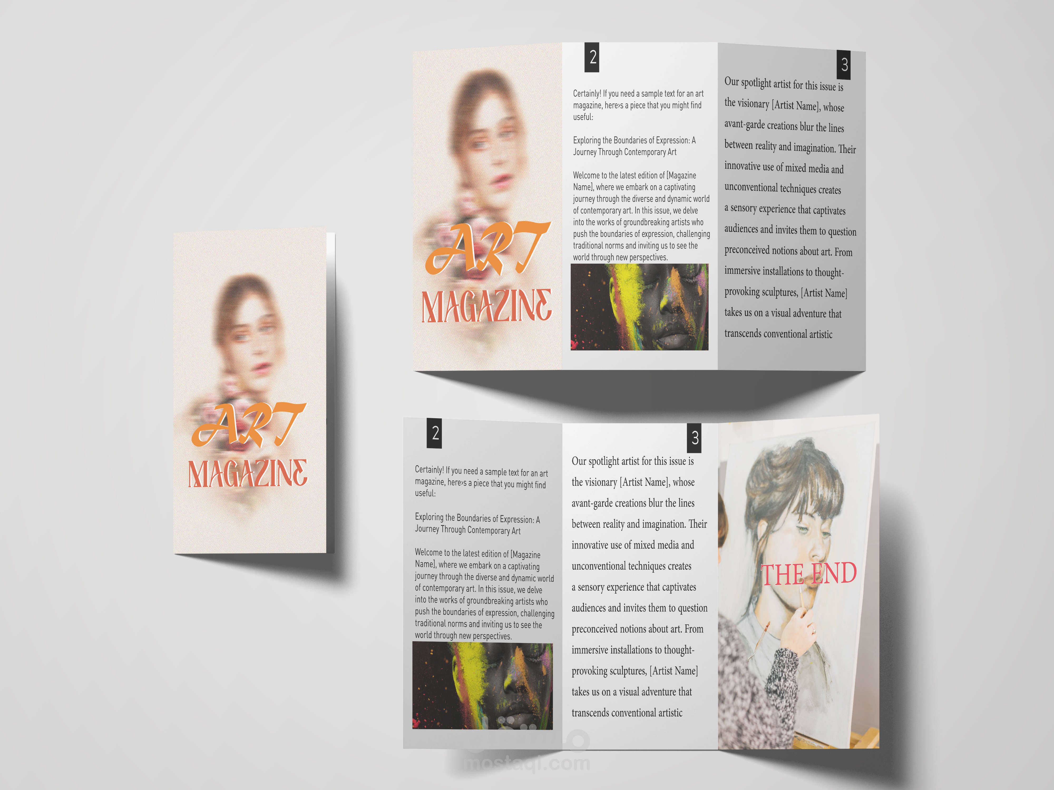 تصميم بروشور و فلاير و بانر باحترافية كبيرة