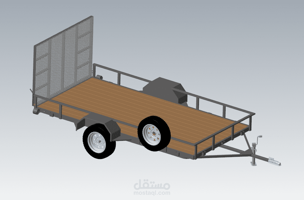 تصميم عربه مقطورة