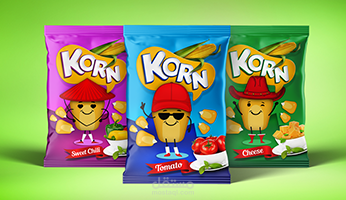 Korn snacks