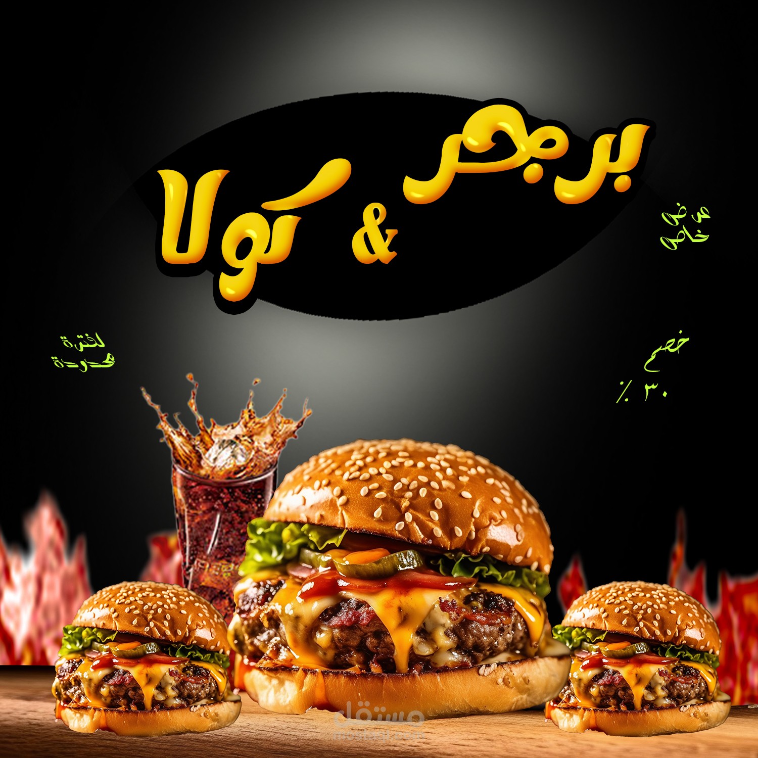 تصميم عن برجر